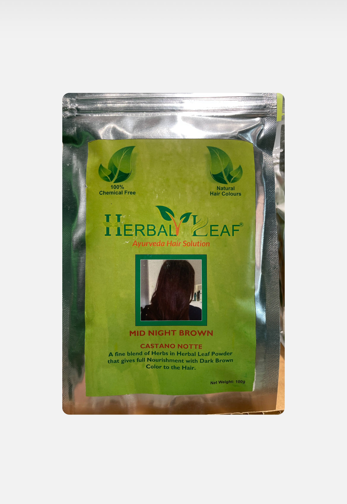 Herbal Leaf - Ayurveda Hair Solution CASTANO NOTTE 100gr